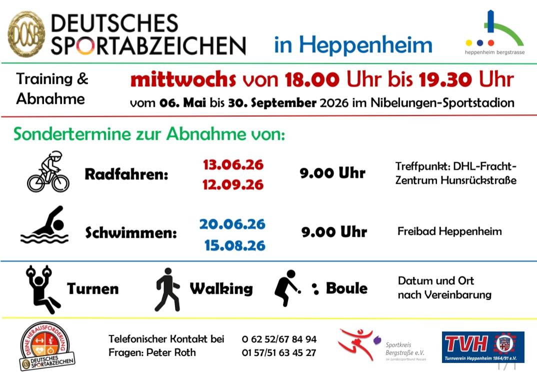 Mehr über den Artikel erfahren Sportabzeichen 2026
